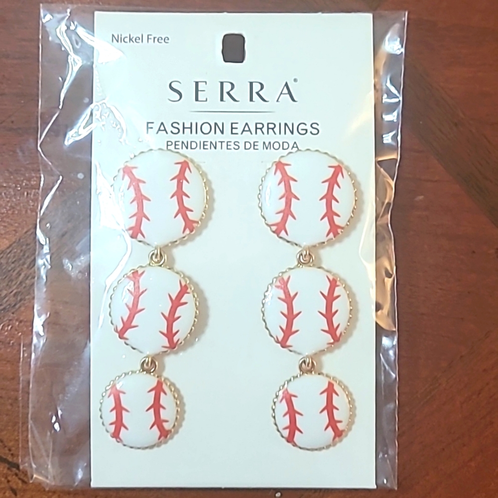 BASEBALL EARRINGS